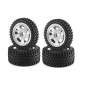 Wheels buggy chrome 5-spoke 1/10 (4) Carson Carson 500900028 - 1 500900028-Wheels buggy chrome 5-spoke 1/10 (4) Carson - 500900028