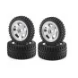 Wheels buggy chrome 5-spoke 1/10 (4) Carson Carson 500900028 - 1 500900028-Wheels buggy chrome 5-spoke 1/10 (4) Carson - 500900028