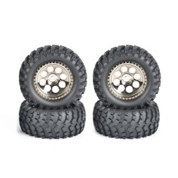 Roues monster doré Cross Country 1/10 (4) Carson Carson 500900140 - 1