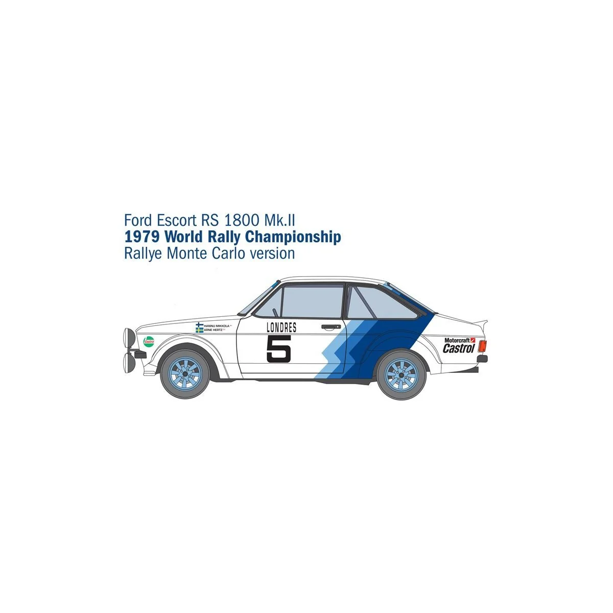 Ford Escort RS 1800 Mk.II Rally 1/24 Italeri Italeri I3655 - 3 Ford Escort RS 1800 Mk.II Rally 1/24 Italeri Italeri I3655 - 3