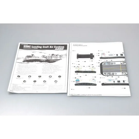 07302-USMC Aéroglisseur Landing Craft Air Cushion (LCAC) 1/72 Trumpeter