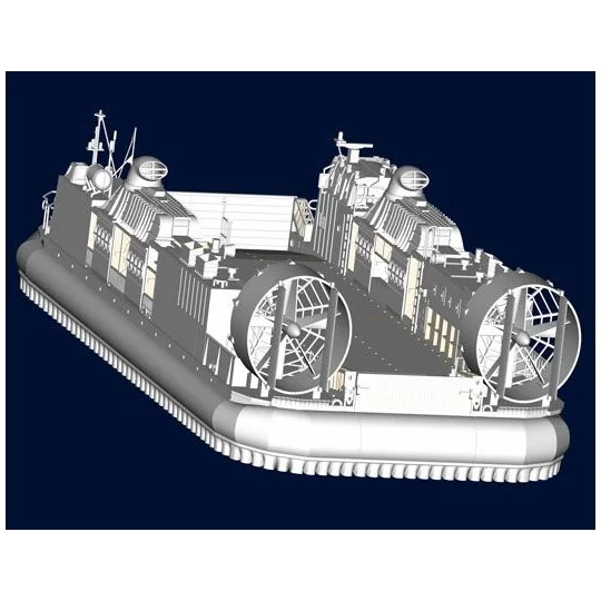 TR07302-USMC hovercraft Landing Craft Air Cushion (ACLC) 1/72 Trumpeter - 07302