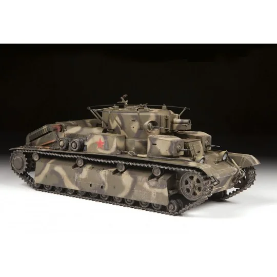 Z3694-Tank heavy Soviet T-28 1 / 35 Zvezda