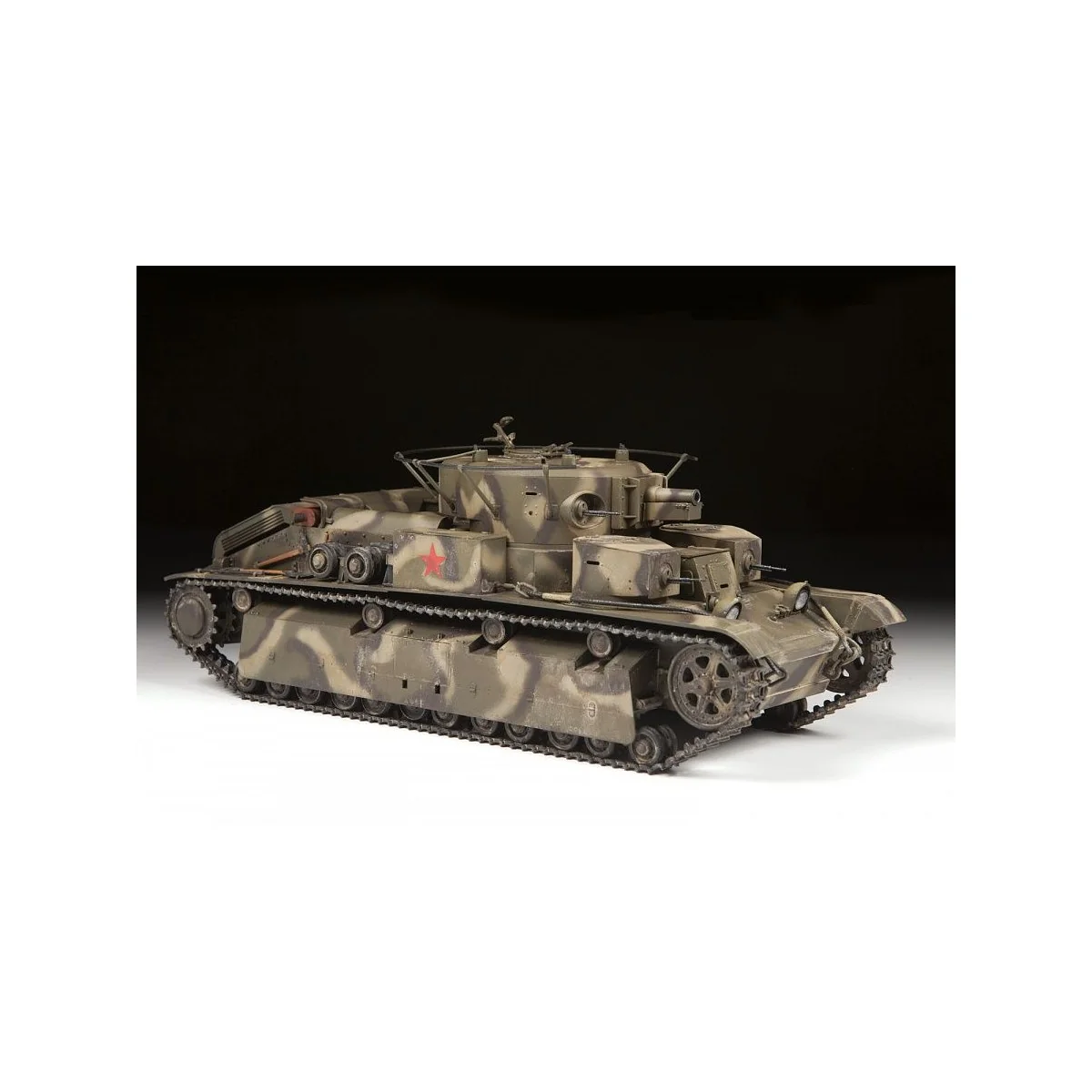 Tank heavy Soviet T-28 1 / 35 Zvezda Zvezda Z3694 - 3 Tank heavy Soviet T-28 1 / 35 Zvezda Zvezda Z3694 - 3