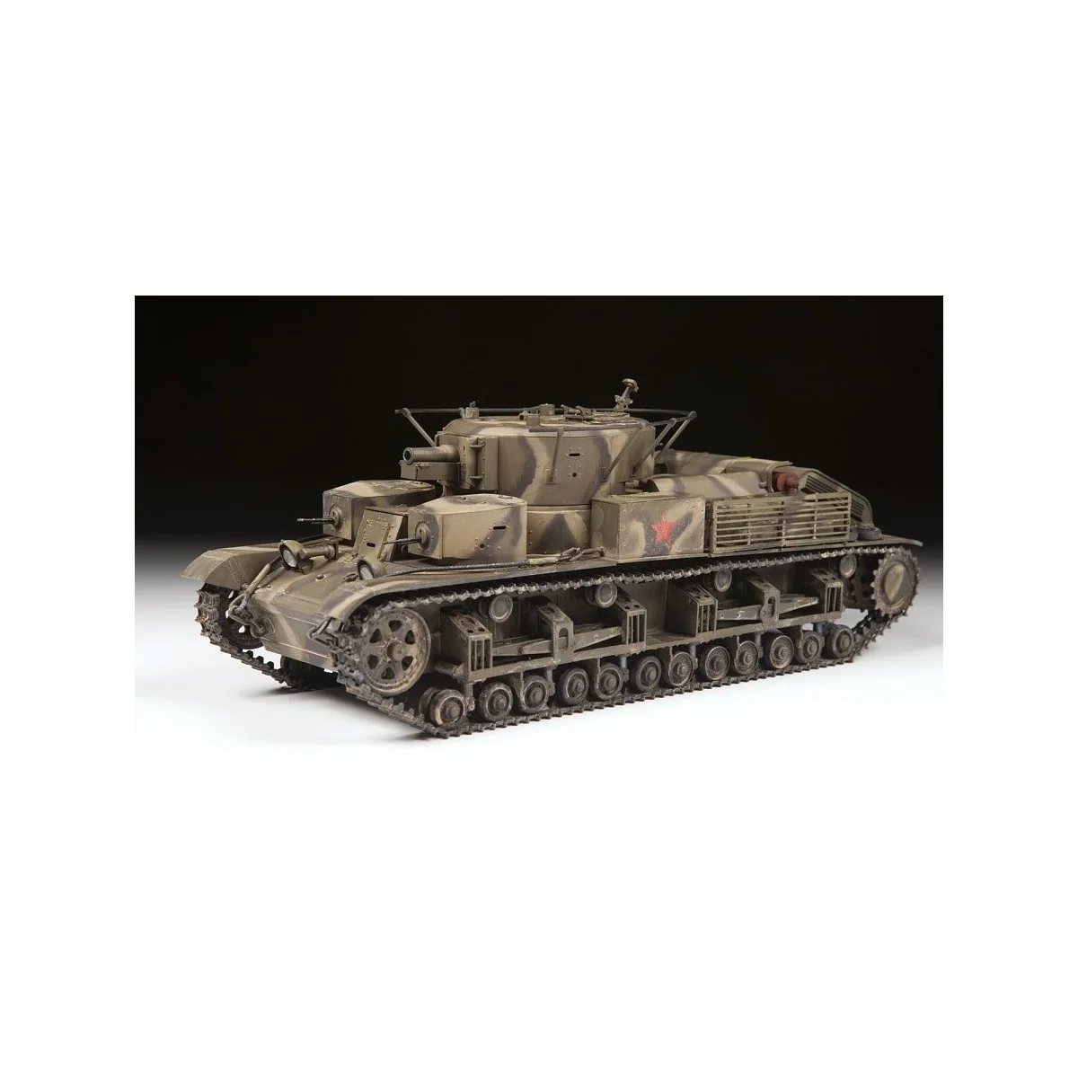 Tank heavy Soviet T-28 1 / 35 Zvezda Zvezda Z3694 - 4