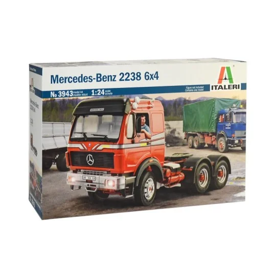 I3943-Mercedes-Benz 2238 6 x 4 1/24 Italeri - I3943