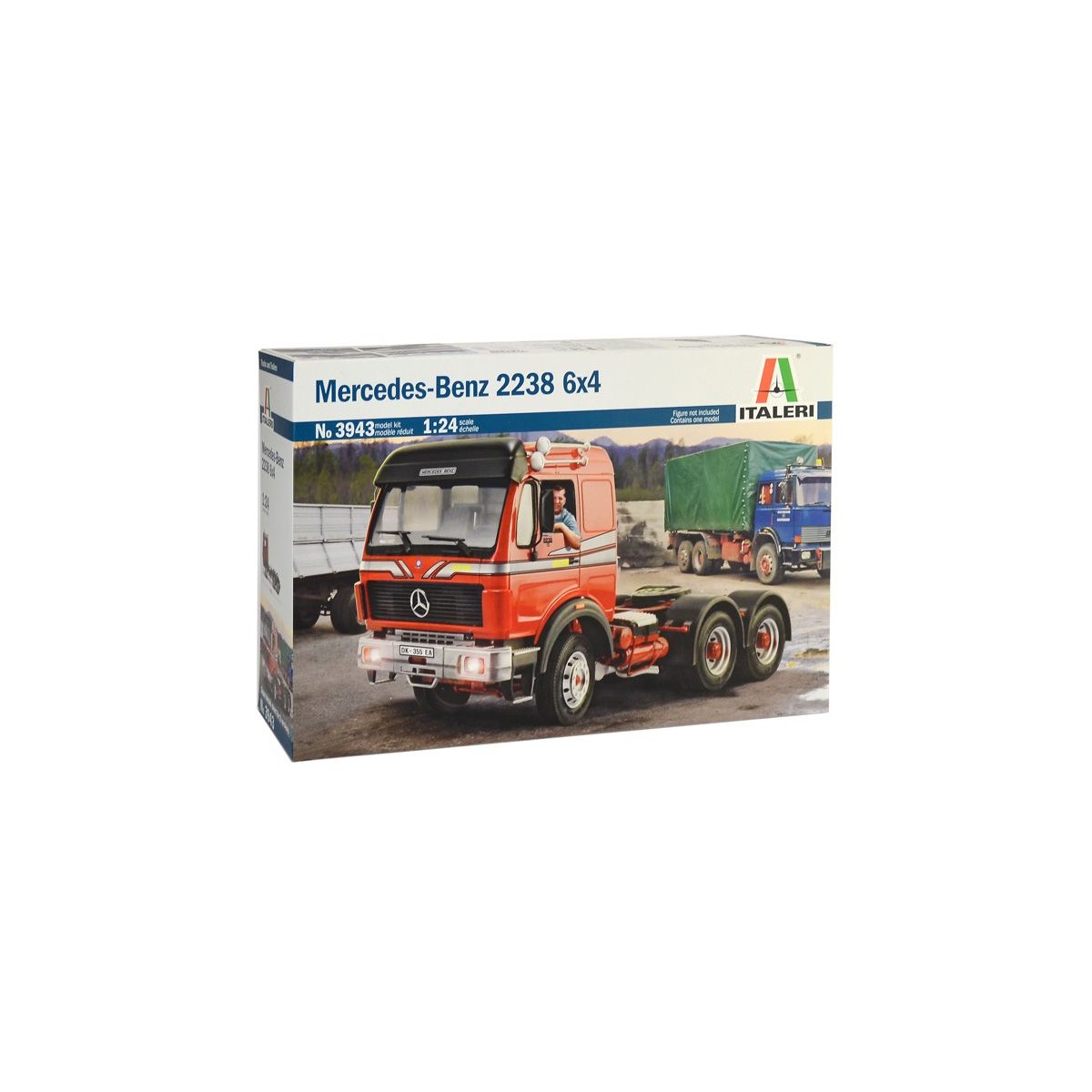Mercedes-Benz 2238 6 x 4 1/24 Italeri Italeri I3943 - 2 Mercedes-Benz 2238 6 x 4 1/24 Italeri Italeri I3943 - 2