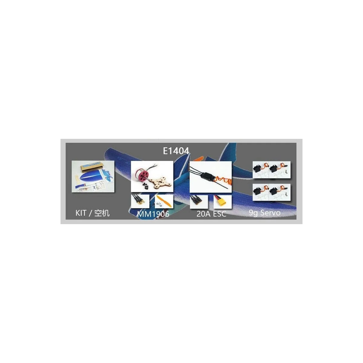Mini Shark 1 m E14 EPP PNP DW Hobby Kit DW Hobby - Dancing Wings Hobby E1404 - 9 Mini Shark 1 m E14 EPP PNP DW Hobby Kit DW Hobby - Dancing Wings Hobby E1404 - 9