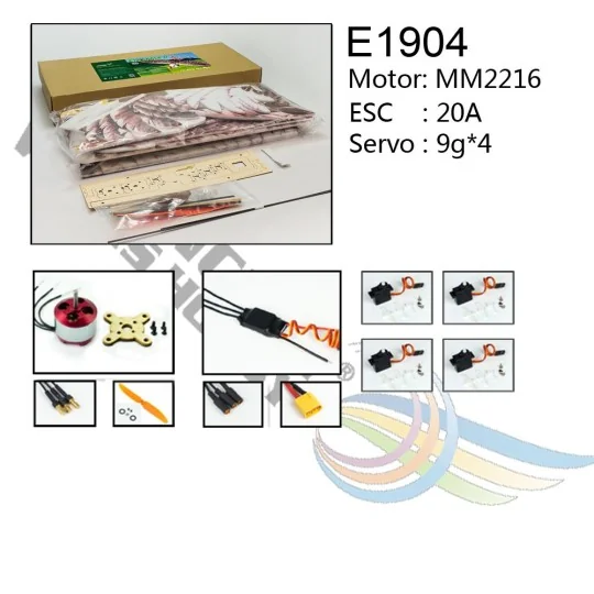 Aigle Eagle II 1m43 E19 EPP Kit PNP DW Hobby DW Hobby - Dancing Wings Hobby E1904 - 2 E1904-Aigle Eagle II 1m43 E19 EPP Kit PNP DW Hobby - E1904