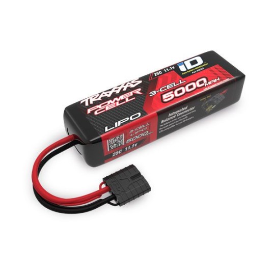 TRX-2832X-LiPo 3S 11.1V 5000mAh court 25C ID Traxxas - TRX-2832X