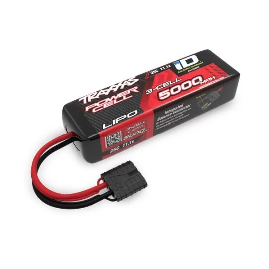 LiPo 3S 11.1V 5000mAh court 25C ID Traxxas Traxxas TRX-2832X - 1 TRX-2832X-LiPo 3S 11.1V 5000mAh court 25C ID Traxxas - TRX-2832X