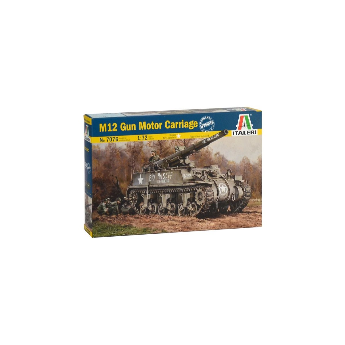 Tank 1/72 Italeri G.M.C. M12 Italeri I7076 - 2 Tank 1/72 Italeri G.M.C. M12 Italeri I7076 - 2