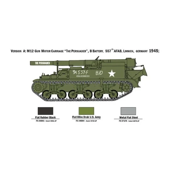 I7076-Tank 1/72 Italeri G.M.C. M12 - I7076