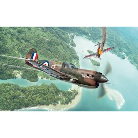 I2795-Avion P-40E/K Kittyhawk 1/48 Italeri
