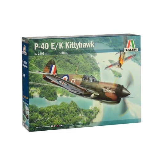 I2795-Avion P-40E/K Kittyhawk 1/48 Italeri