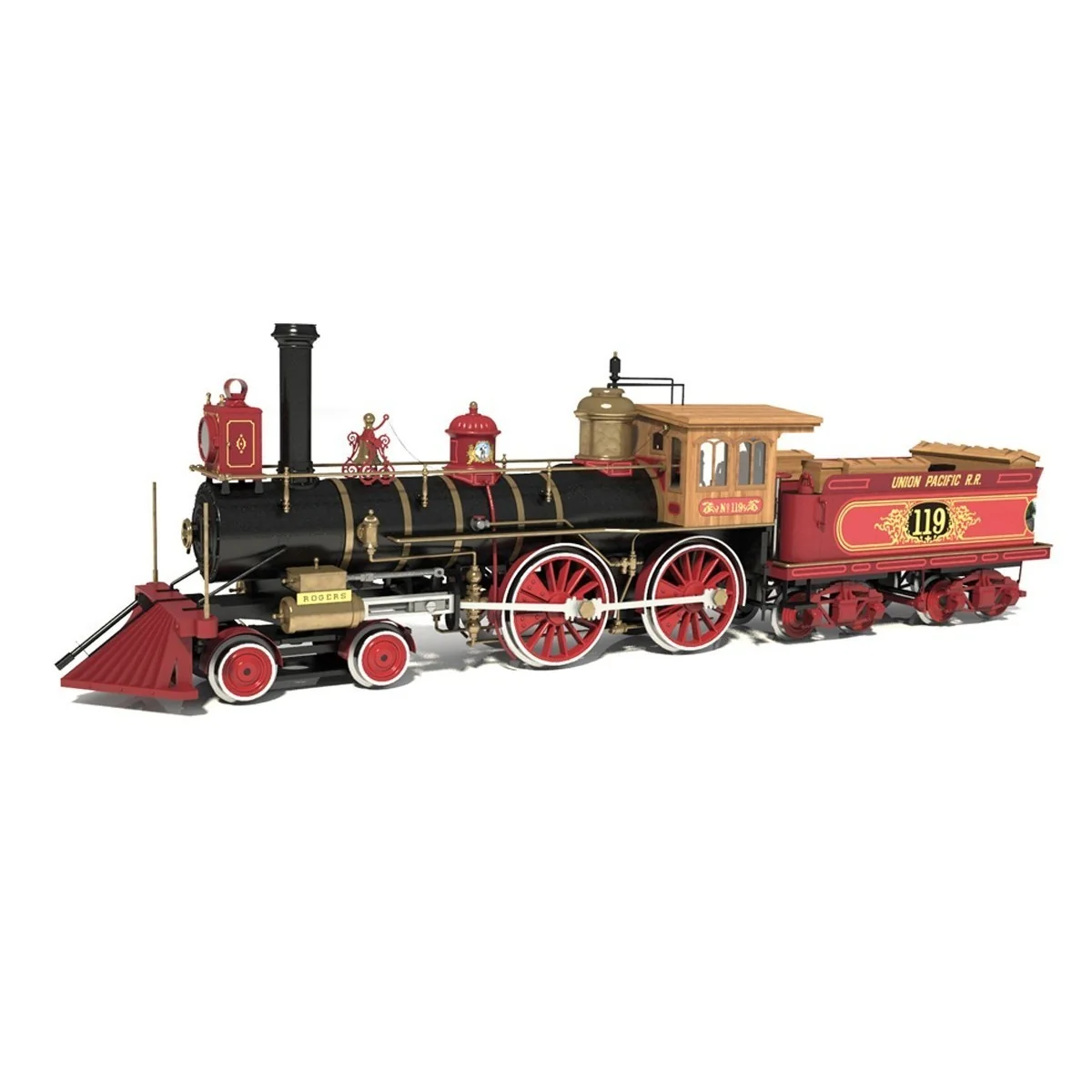 OcCre 54008 Rogers Locomotive No. 119 1/32 scale wood and metal con... OcCre 54008 Rogers Locomotive No. 119 1/32 scale wood and metal con...