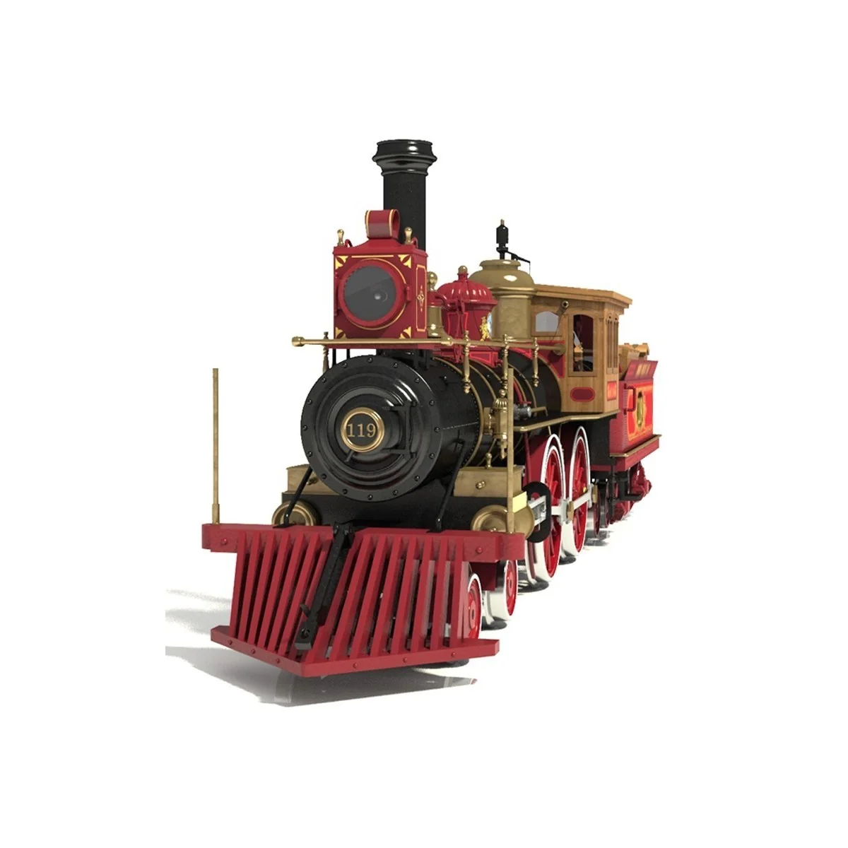 OcCre 54008 Rogers Locomotive No. 119 1/32 scale wood and metal con... OcCre 54008 Rogers Locomotive No. 119 1/32 scale wood and metal con...