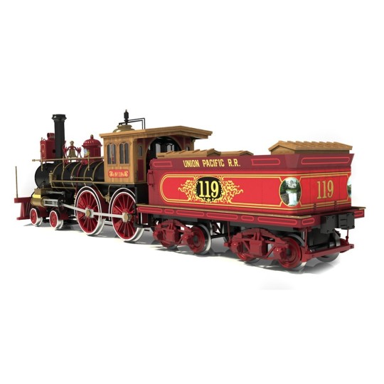 54008-OcCre 54008 Rogers Locomotive No. 119 1/32 scale wood and metal construction kit