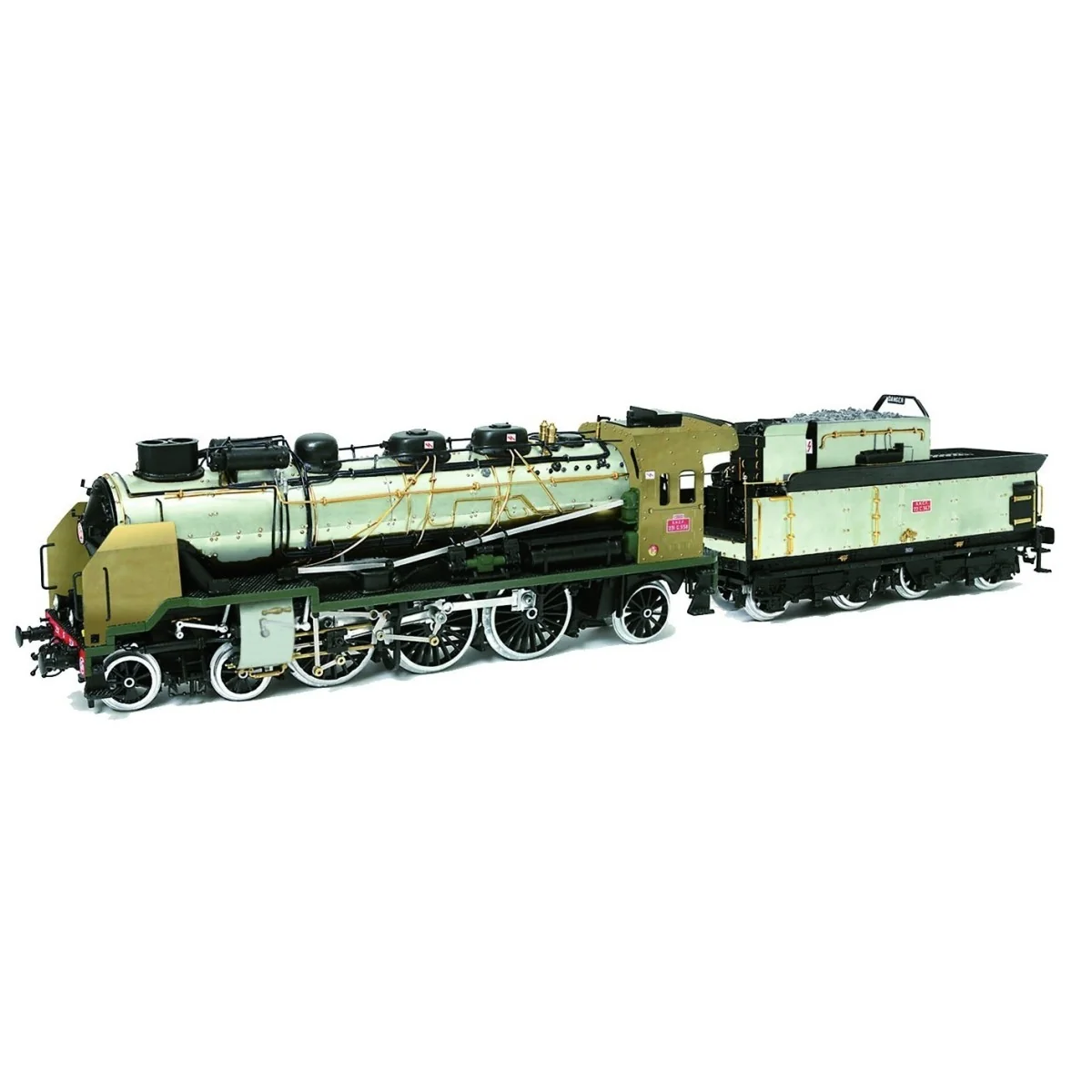 Locomotive steamed Pacific 231 SNCF 1:32 ocCre metal wood construct...