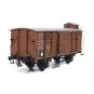 56002-OcCre 56002 Wagon de marchandise couvert avec guérite 1/32 kit construction bois métal