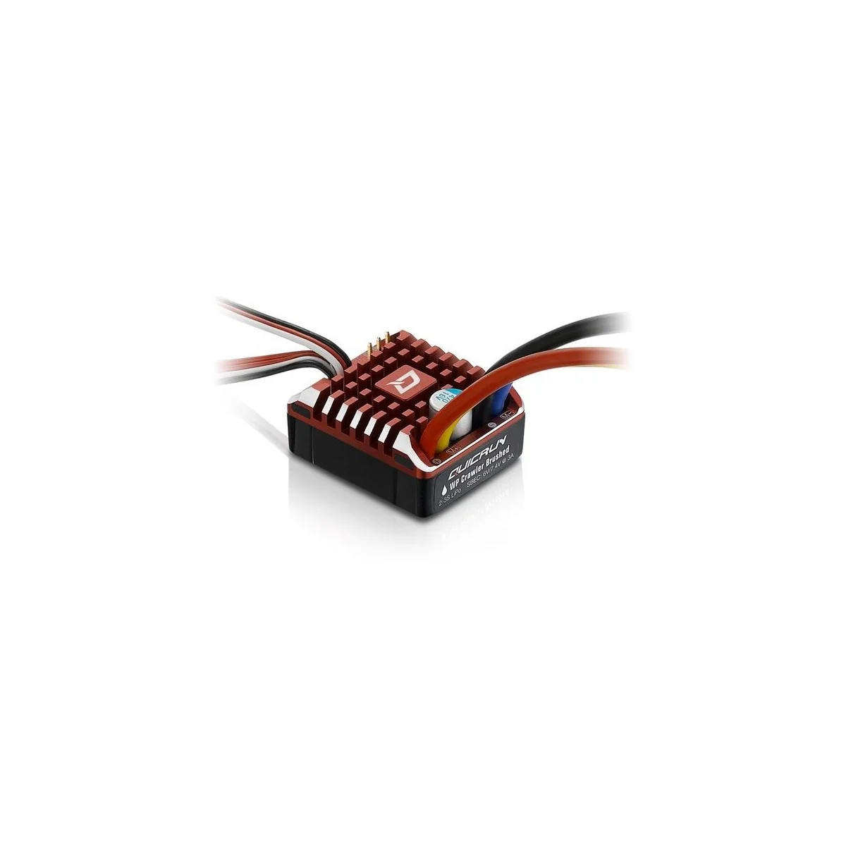 Variateur charbon étanche Crawler QUICRUN 80A + carte Hobbywing Hobbywing 30112750 - 2