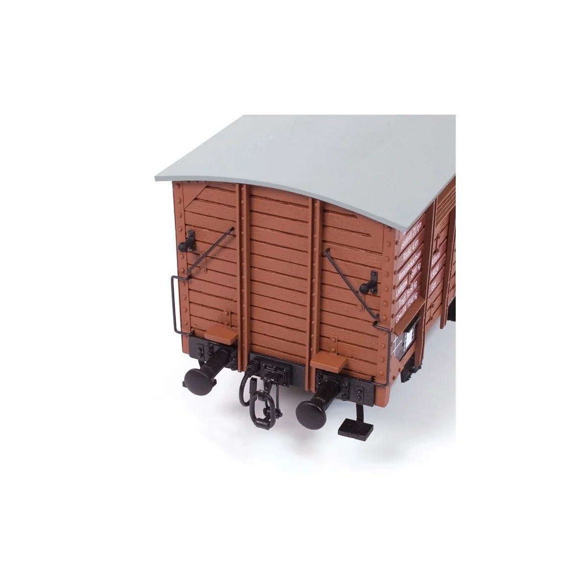 OcCre 56002 Covered Freight Wagon with Guardhouse 1/32 Scale Wood a...