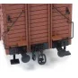56002-OcCre 56002 Wagon de marchandise couvert avec guérite 1/32 kit construction bois métal
