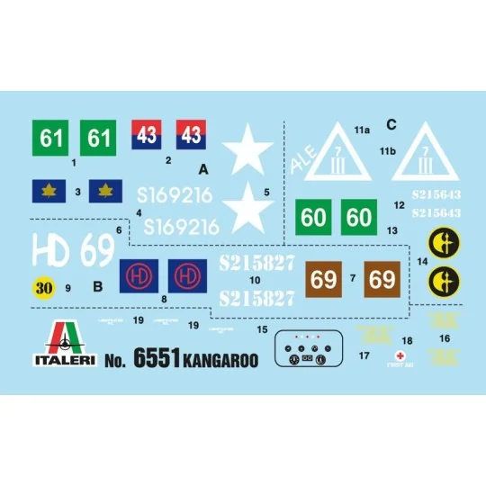 I6551-Kangaroo Tank 1/35 Italeri - I6551