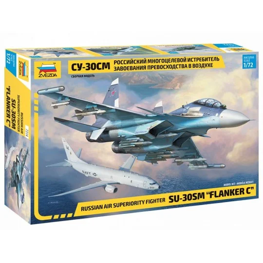 Sukhoï SU-30SM Flanker C 1/72 Zvezda Zvezda Z7314 - 1 Z7314-Sukhoï SU-30SM Flanker C 1/72 Zvezda - Z7314