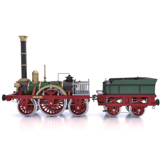 54001-OcCre 54001 Adler Steam Locomotive 1/24 scale wood and metal construction kit