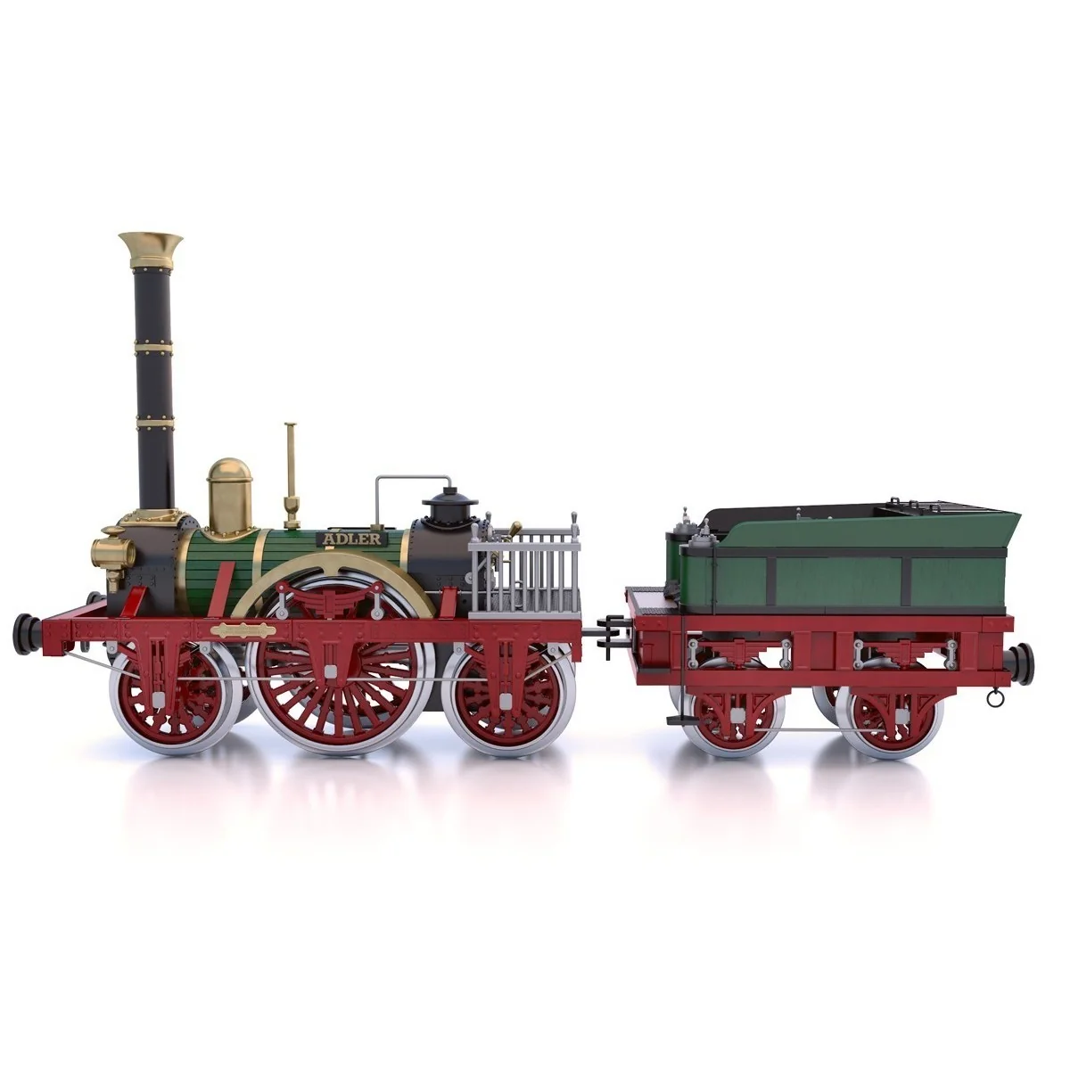 OcCre 54001 Adler Steam Locomotive 1/24 scale wood and metal constr... OcCre 54001 Adler Steam Locomotive 1/24 scale wood and metal constr...