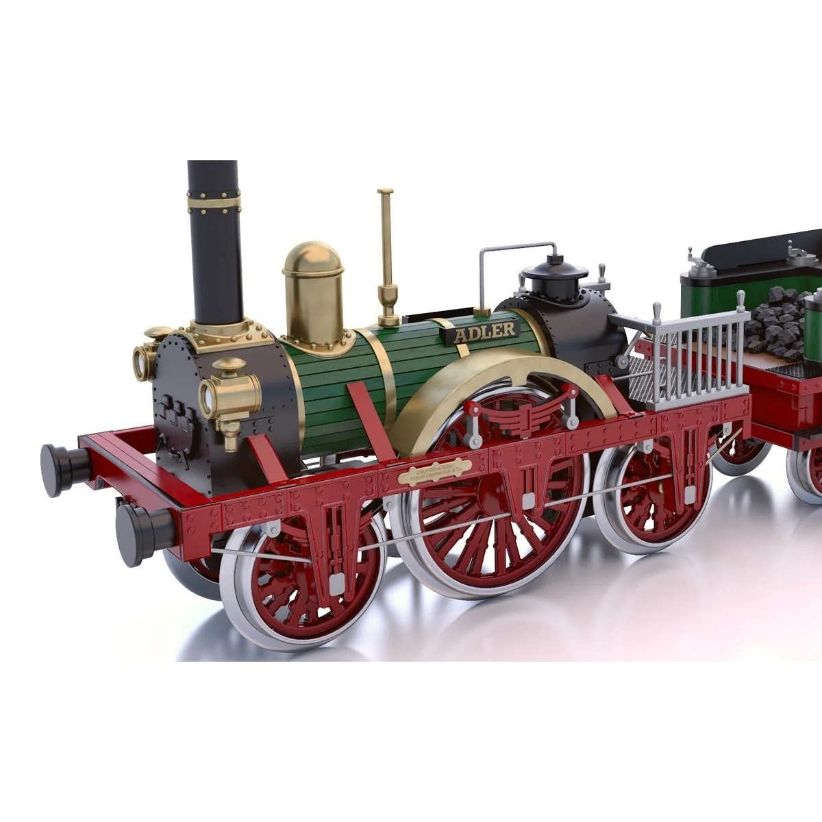 OcCre 54001 Locomotive à vapeur Adler 1/24 kit construction bois métal OcCre 54001 - 2 OcCre 54001 Locomotive à vapeur Adler 1/24 kit construction bois métal OcCre 54001 - 2