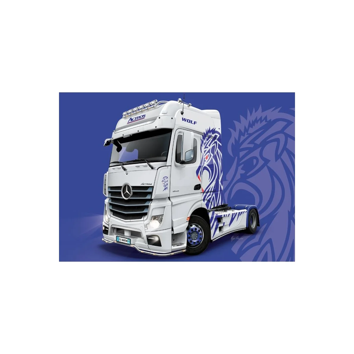 Mercedes Actros MP4 Gigaspace 1/24 Italeri Italeri I3935 - 1 Mercedes Actros MP4 Gigaspace 1/24 Italeri Italeri I3935 - 1