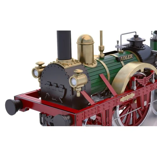 54001-OcCre 54001 Adler Steam Locomotive 1/24 scale wood and metal construction kit
