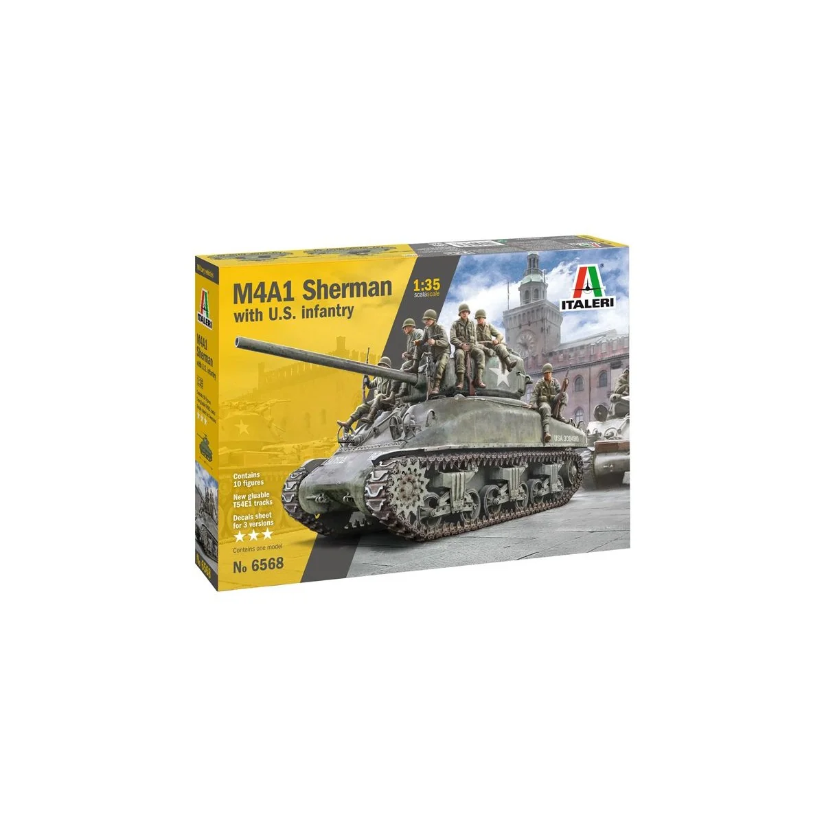 Char M4A1 Sherman et Infanterie US 1/35 Italeri Italeri I6568 - 2 Char M4A1 Sherman et Infanterie US 1/35 Italeri Italeri I6568 - 2