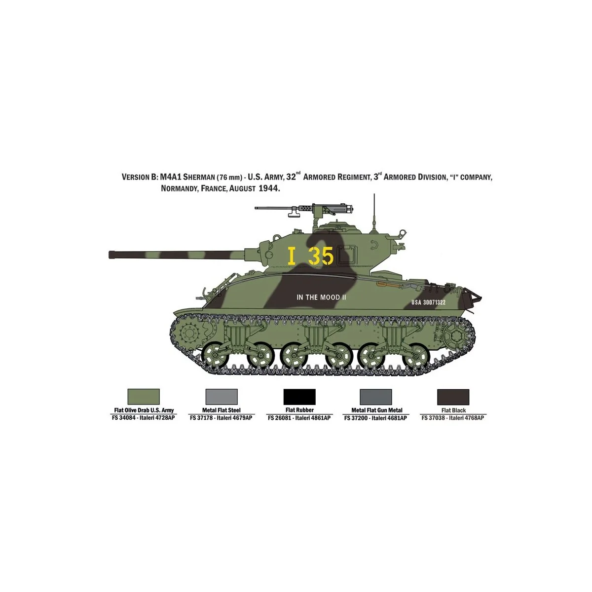 Char M4A1 Sherman et Infanterie US 1/35 Italeri Italeri I6568 - 5