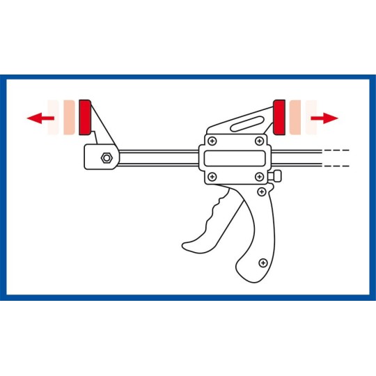 SV-20S-Pince Barre de serrage rapide 100mm Siva