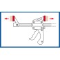 SV-20S-Pince Barre de serrage rapide 100mm Siva - SV-20S
