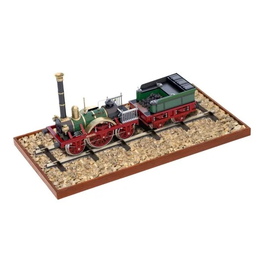 54001-Steam locomotive Adler 1/24 ocCre metal wood construction kit