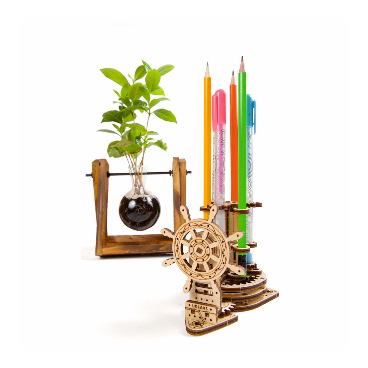 Porte crayons Puzzle 3D bois UGEARS UGEARS UG-70074 - 6