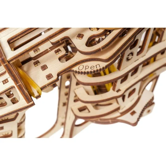 UG-70075-Lanceur catapulte d'avions Puzzle 3D bois UGEARS