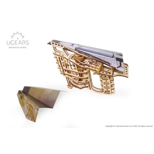 UG-70075-UGEARS Wood Puzzle 3D Catapult Launcher - UG-70075
