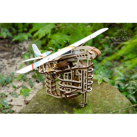 UG-70075-UGEARS Wood Puzzle 3D Catapult Launcher