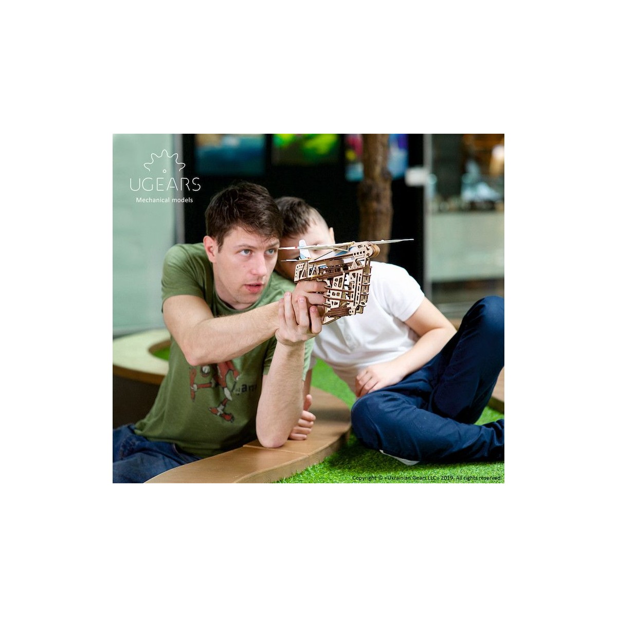 UGEARS Wood Puzzle 3D Catapult Launcher UGEARS UG-70075 - 13