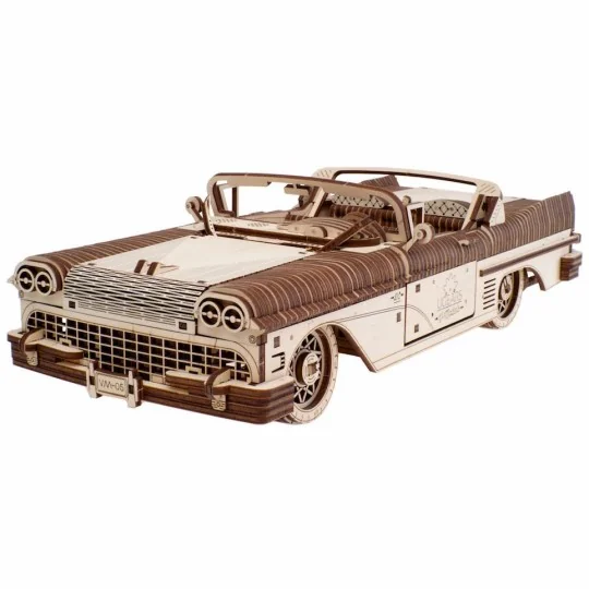 UG-70073-Car Cabriolet VM-05 Puzzle 3D Wood UGEARS - UG-70073