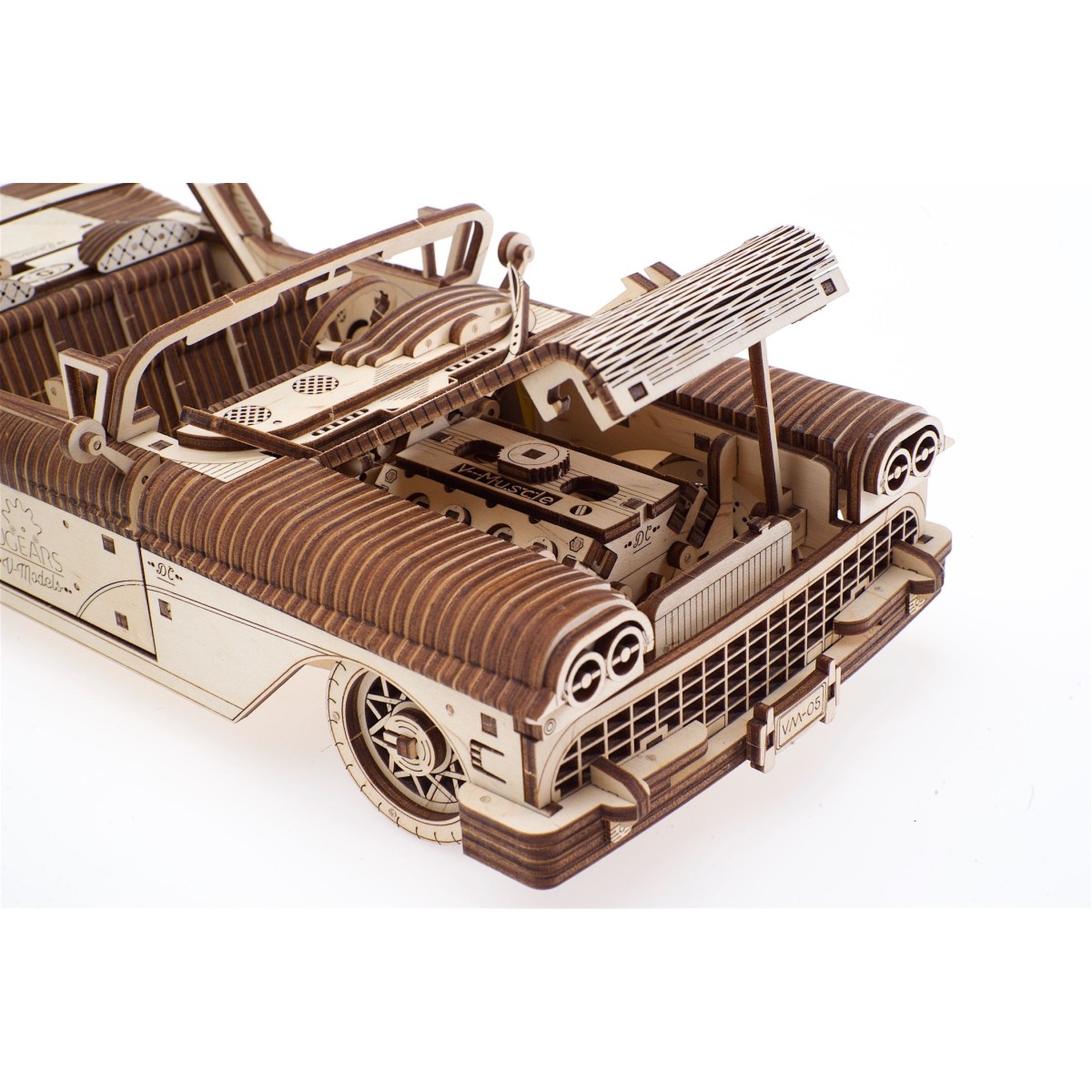 Car Cabriolet VM-05 Puzzle 3D Wood UGEARS UGEARS UG-70073 - 4
