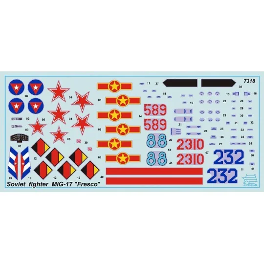 Z7318-MIG-17 "Fresco" 1/72 Zvezda