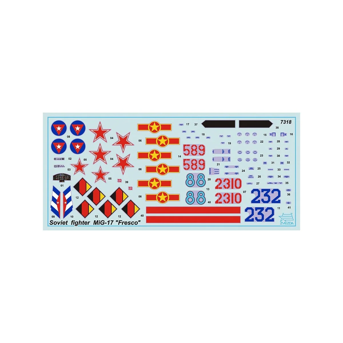 MIG-17 "Fresco" 1/72 Zvezda Zvezda Z7318 - 3