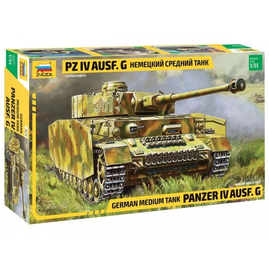 Tank Panzer IV Ausf.G 1/35 Zvezda Zvezda Z3674 - 1 Z3674-Tank Panzer IV Ausf.G 1/35 Zvezda - Z3674