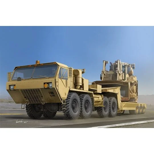 TR01055-M983A2 HEMTT with M870A1 1/35 Trumpeter Semi-Trailer - TR01055